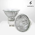 Miniatyrbillede 4 af 5: Gu10 Halogenpærer 35w Dæmpbar, 220v Gu10 Halogen Spotpærer 2 Pin,400 Lm,2800k Varm Hvid 3stk, Hvid