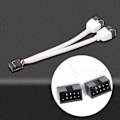 Miniatyrbillede 5 af 5: Mini USB 9-polet datakabel afskærmet USB 2.0 9-polet splitterkabel 15 cm