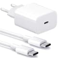 Laddare för iPhone - Snabbladdare - Adapter + Kabel 20W USB-C Vit 10-pack iPhone 10-Pack iPhone