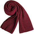 Miniatyrbild 2 av 5: Varm höst- och vinterscarf, unisex enfärgad vinterhals varm stickad garnscarf