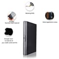 Miniatyrbillede 4 af 7: RFID kortholder med 6 kortpladser Sort Sort Black