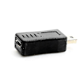 Miniatyrbillede 3 af 5: Sort Micro USB Hun til Mini USB Han Adapter Oplader Konverter Adapter Hfmqv