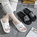 Miniatyrbilde 2 av 3: Badeslippers Herre Flip Flops Dame Nye Myke Eva Tykksålede Sandaler Sommersandaler Par Slippers Hjem Sklisikre Badesko A-1 42-43