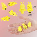 Miniatyrbillede 5 af 5: 40 stk. Crday Mini Bee viskelæder - Søde Mini Dyre Bee viskelæder Tegneserie Nyhed Blyant viskelæder