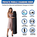 Miniatyrbild 4 av 5: Bärbar Omklädningsrum Instant Privacy Omklädnings Tält för Strand Bil Båt Dansare