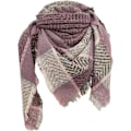 Miniatyrbillede 1 af 4: Dames Efterår Vinter Sjal Klassisk Tassel Plaid Sjal Varmt Blødt Chunky Stort Tæppe Wrap Sjal Sjal Cirkel Sjal Wrap (Lilla)