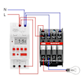 Miniatyrbilde 2 av 5: TM919B 220V 30A Programmerbar Digital Timerbryter DIN Automatisk Tidstyring for Lys, Vifter