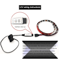 Miniatyrbillede 3 af 4: Computer Fan Lys Effekt Controller, 5v 3-pin/12v 4-pin Rgb Fan Udstyr Trådstyring/fjernbetjening