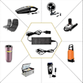 Miniatyrbild 4 av 5: 12V 15A 160W bilomvandlare 220V till 12V biladapter omvandlare bil hem