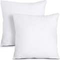 Kuddfyllning (2-pack), 50 x 50 cm kuddstoppning, hålfiberkudde (vit)