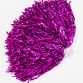 Miniatyrbild 5 av 5: 2-pack fluffiga cheerleader-pompoms i ultra glänsande metallisk folie - cheerleader-pampoms med plasthandske