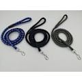Miniatyrbilde 4 av 5: Hundeforing av nylon, tau for hunder, treningsforing for mellomstore og store hunder med rustfritt stålspenne, 1,5 m lang og 1,2 cm bred (svart)