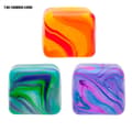 [Needoh Squishy Cube] Needoh Squishy Cube Roterende | Avslapningsleke med virvlende mønster for angst ADHD autisme | Fidget sensoriske finmotoriske ferdigheter 1pc orange