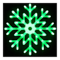 Miniatyrbillede 5 af 5: 40 cm LED Snefnug Flerfarvet Lys Vedhæng Snowflake Light White