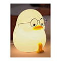 Miniatyrbillede 2 af 5: Happy Duck Natlampe til Børn, Silikone Natlampe til Børn, Sød og Dæmpbar Silikone Lampe til Ro