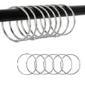 Öppningsbara gardinringar / duschdraperiringar 30 st Silver{bt} Silver 60 mm