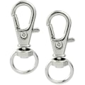 Miniatyrbilde 4 av 5: 50 stk Swivel Clasps Lanyard Snap Hook, metall Swivel Lanyard Snap Hook Hummerklospenne Sølv