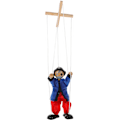 Miniatyrbilde 1 av 3: Pirat Marionett Dukke Streng Tre Marionett Dukke Show Leke Interaktiv Pirat Leke