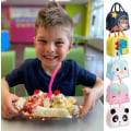 Miniatyrbild 5 av 5: Barnens Lunchväska för Flickor Pojkar Studenter, Återanvändbar Cartoon Isolerad Lunchväska, Liten Hopfällbar Vattentät Lunchväskor för Resor Picknick Skola