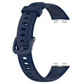Pikkukuva 3 / 5: Huawei Band 8 Silikoniranneke Vedenpitävä Pehmeä Kellon Ranneke - Mustesininen Blue Type M Huawei Band 8