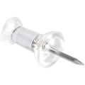 Pikkukuva 2 / 3: Push-neulat, kirkas muovipäinen, teräskärki, 100/200 kpl Clear 100Pcs