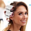 Miniatyrbillede 4 af 5: Varme rulle clips hår curler klo clips udskiftning rulle clips til kvinder piger hår sektion styling (12 stykker, sort)