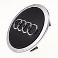 Miniatyrbillede 4 af 4: Centerkapsler til AUDI 60mm 4-pak sort black_nzywt sort sort sort 80 black