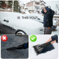 Miniatyrbilde 5 av 5: Snøskuffe isskrape, 2 stk bilskrape, holdbar og stabil gave