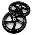 Miniatyrbillede 1 af 5: 2 stk. Scooterhjul 200 mm PU Material Hjultykkelse 30 mm ABEC-7 Leje Scooter Tilbehør