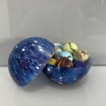 Miniatyrbild 1 av 4: Solsystem Cosmos Planet Set Träprydnader Barn Lärarspel Leksaker