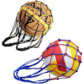 Miniatyrbild 5 av 5: Boll Nätväska, 2 st Bärbar Mesh Bollväska Boll Nät Förvaring Mesh Väska Volleyboll