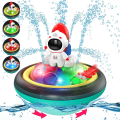 Miniatyrbild 1 av 4: Sprayvattenleksak Spin Baby Lysande Badleksak, Automatisk Sensor Spray Duschleksak med LED, Badkar Pool Badleksak Present till 1 2 3 4 5 År Gamla Pojkar Flickor Rocket