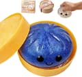 Glittrande Dumplings, Bedårande Glittrande Dumpling Presentförpackning, Lindrar Ångest med sin Mjuka, Klämbara Deg för Stresslindring Blue