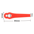 Pikkukuva 5 / 5: Alm Bq026 100 Pack Trimmer Muoviset Terät, Moniväriset, 2x8.5x0.4 Cm