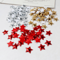 Miniatyrbild 2 av 8: 100st Stjärnor för julfest Dekor Skumtyg Stjärnor DIY Sc Gold
