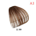 Miniatyrbild 1 av 8: Invisible Synthetic Bangs Front Clip In Hair Bits Air Bangs A3
