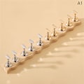 Miniatyrbild 6 av 7: Magnetisk Nagelhållare Trä Display Stativ False Nail Tips Polis A3