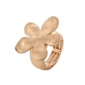Miniatyrbild 1 av 8: Lätt Lyx Stor Blomma Form Öppna Ringar Överdriven Justerbar Gold