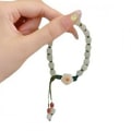 Miniatyrbild 8 av 8: Peach Flower Jade Armband För Kvinnor Flickor Mode Pärlor Char