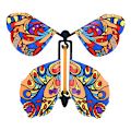 Miniatyrbild 8 av 8: 5 st Magic Clockwork Flying Butterfly gummiband Driven Magic C