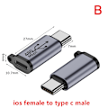 Miniatyrbild 1 av 8: Usb-C till Micro USB Mini USB Adapter Typ-C hona till mikro USB B