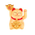 Miniatyrbild 3 av 8: 1st Mini Solar Powered Lucky Cat och Lucky Cat Home Car Decor Gi C