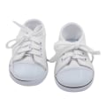 Miniatyrbild 1 av 5: Modedocka Canvas Skor Sneakers Skor För 43cm Baby Doll 18 White