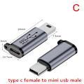 Miniatyrbild 7 av 8: Usb-C till Micro USB Mini USB Adapter Typ-C hona till mikro USB F