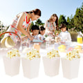 Miniatyrbild 6 av 8: 10 st Popcorn Snack Box Engångs Snack Containers Paper Chic White