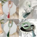 Miniatyrbild 5 av 8: Tofs Armband Hand Twist Bead Buddhistiska Rosenkransen Pendant Bead Ch I