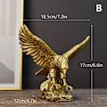 Miniatyrbild 1 av 8: Harts kungsörn staty konst djur modell samling prydnad B