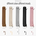 Miniatyrbild 3 av 8: Pu Läder Elastiskt Case Pennfodral Notebook Pen Bag Touch P A2