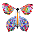 Miniatyrbild 7 av 8: 5 st Magic Clockwork Flying Butterfly gummiband Driven Magic C