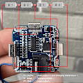 Miniatyrbild 4 av 8: BMS 4S 14,4V litiumbatteriskyddskort Urladdningsskydd